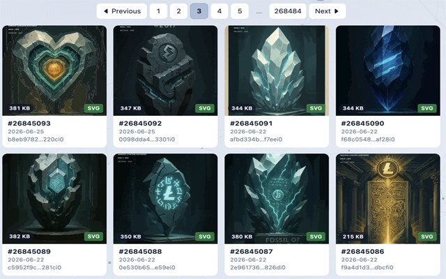 Litecoin Ordinals explorer preview